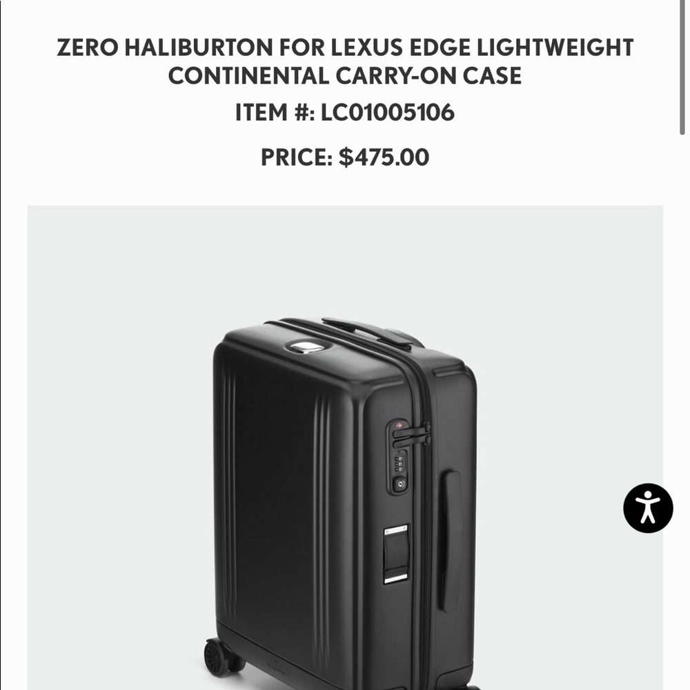 New Lexus Black Line Special Edition Halliburton - Picture 3 of 5